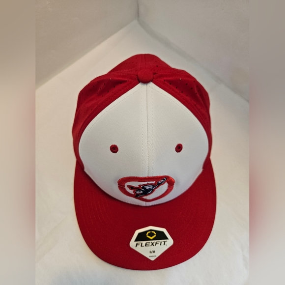 EvoShield Flexfit South Bend Cubs Minor League Red/Whit Trucker Baseball Cap - Picture 2 of 10